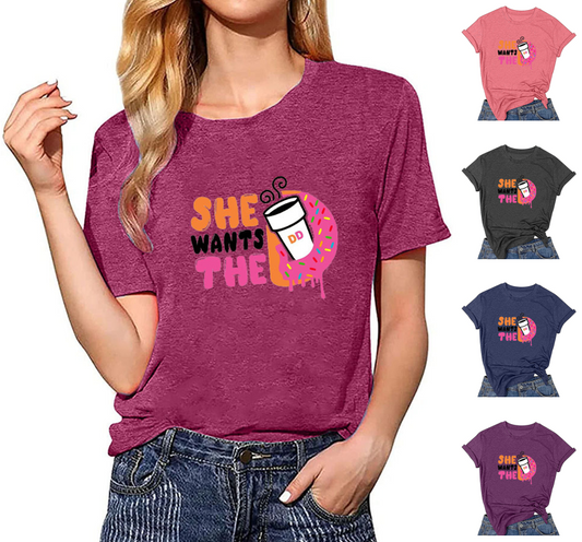 Vivienne She Wants Women T-Shirt Get  ONE Free